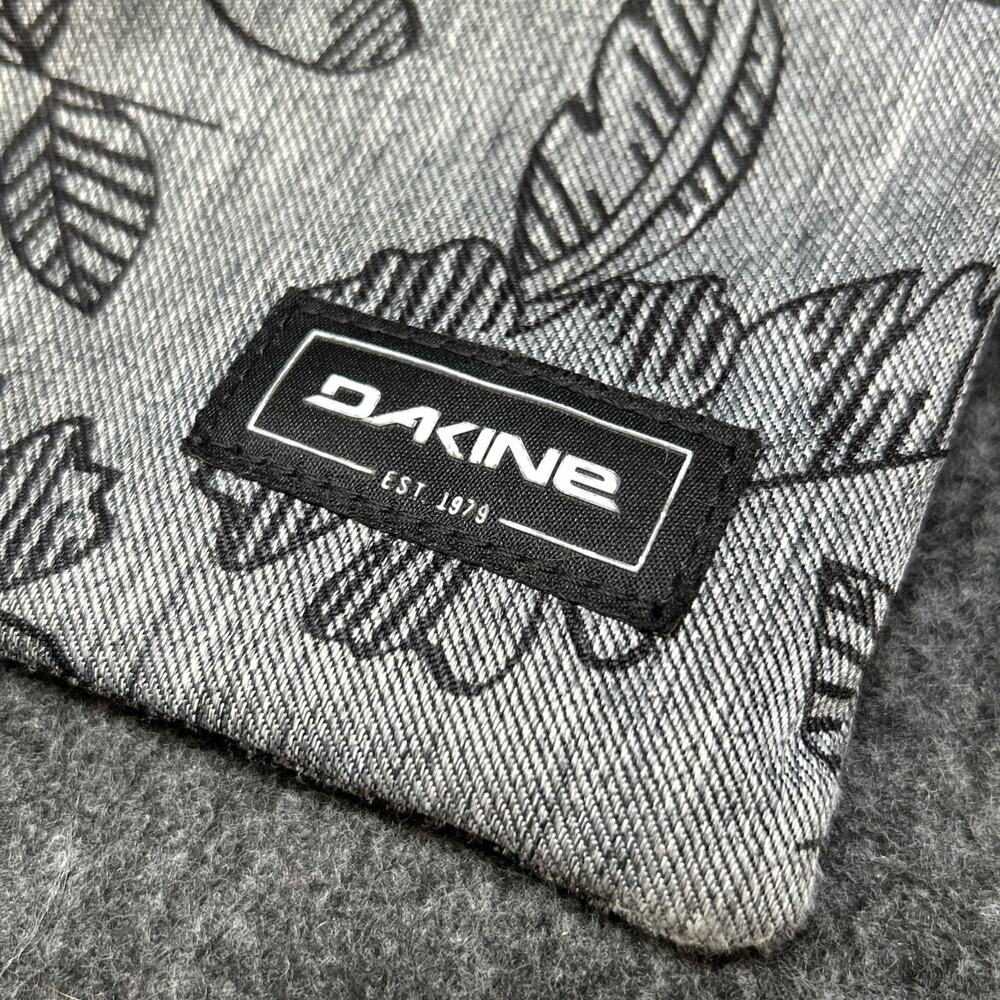 Dakine Gray Floral Crossbody Bag Adjustable Strap Travel Purse Shoulder Handbag